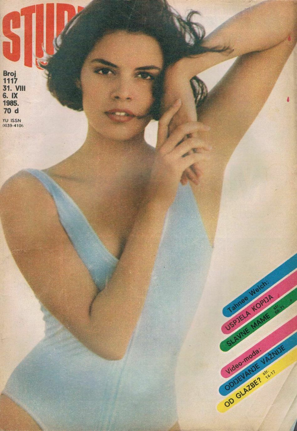 STUDIO (Yugo) magazine side cover Issue 1117 31 August 1985