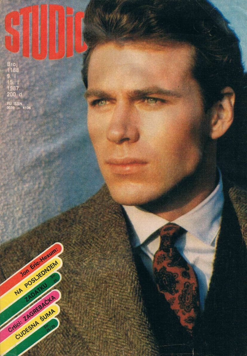 STUDIO (Yugo) magazine side cover Issue 1188 1 January 1987