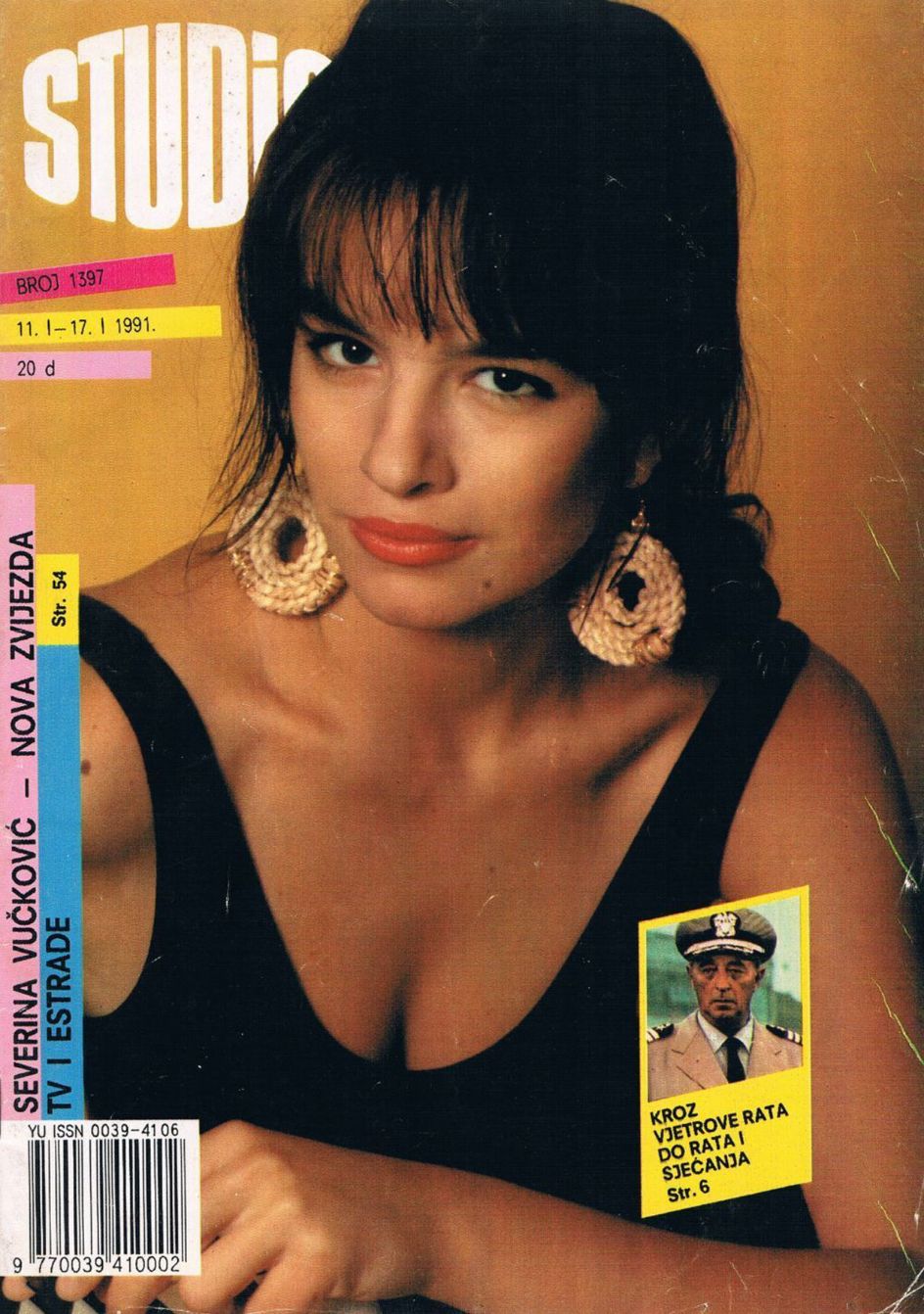 STUDIO (Yugo) magazine side cover Issue 1397  January 1991