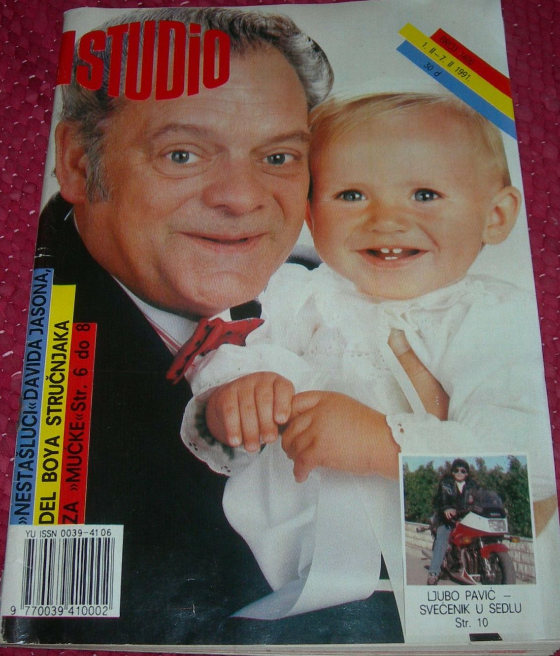 STUDIO (Yugo) magazine side cover Issue 1400 1 February 1991