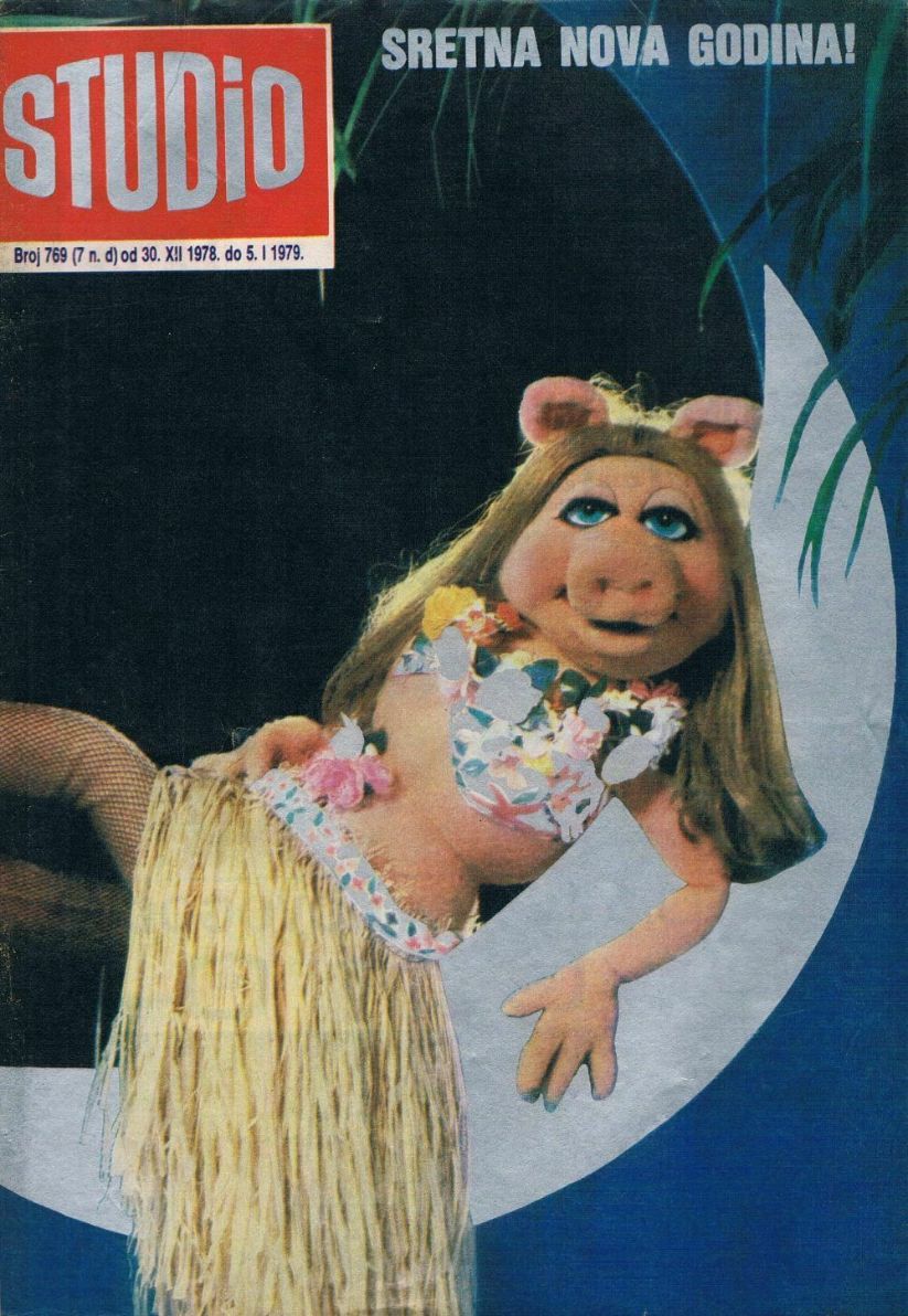 STUDIO (Yugo) magazine side cover Issue 769 30 December 1978