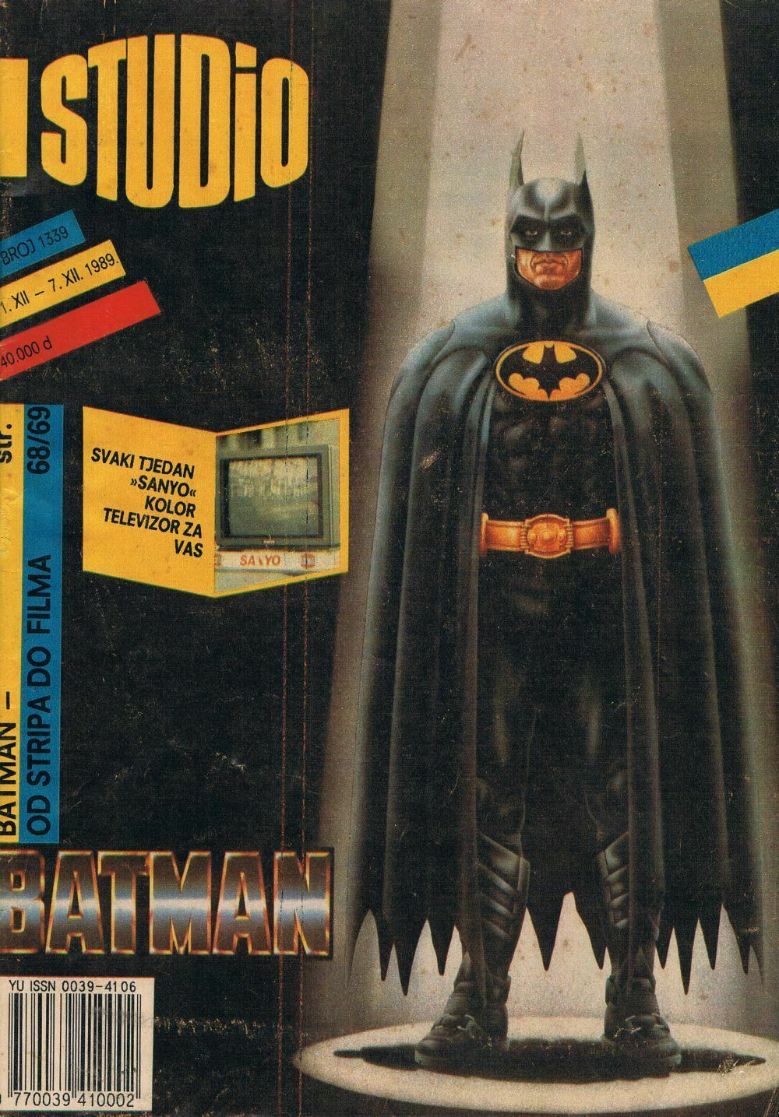 STUDIO (Yugo) magazine side cover Issue 1339 1 December 1989