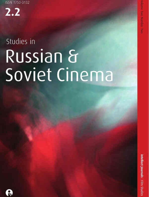 STUDIES IN RUSSIAN AND SOVIET CINEMA magazine side cover  Vol 2 #2  