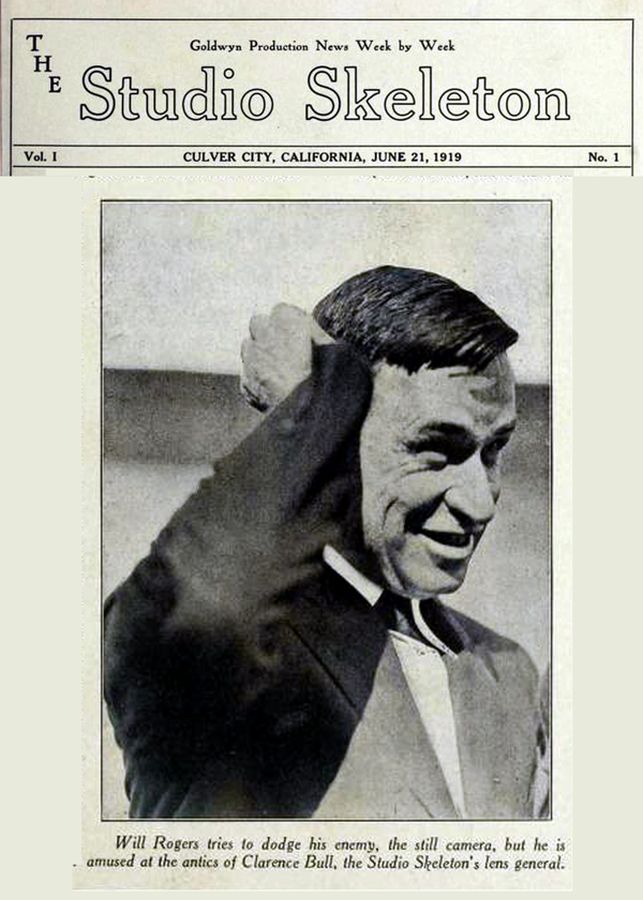 STUDIO SKELETON magazine side cover Issue 1 21 June 1919