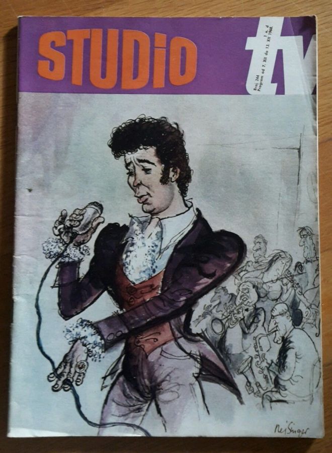 STUDIO (Yugo) magazine side cover Issue 244 7 December 1968