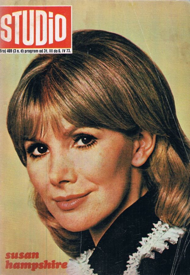 STUDIO (Yugo) magazine side cover Issue 469 31 March 1973
