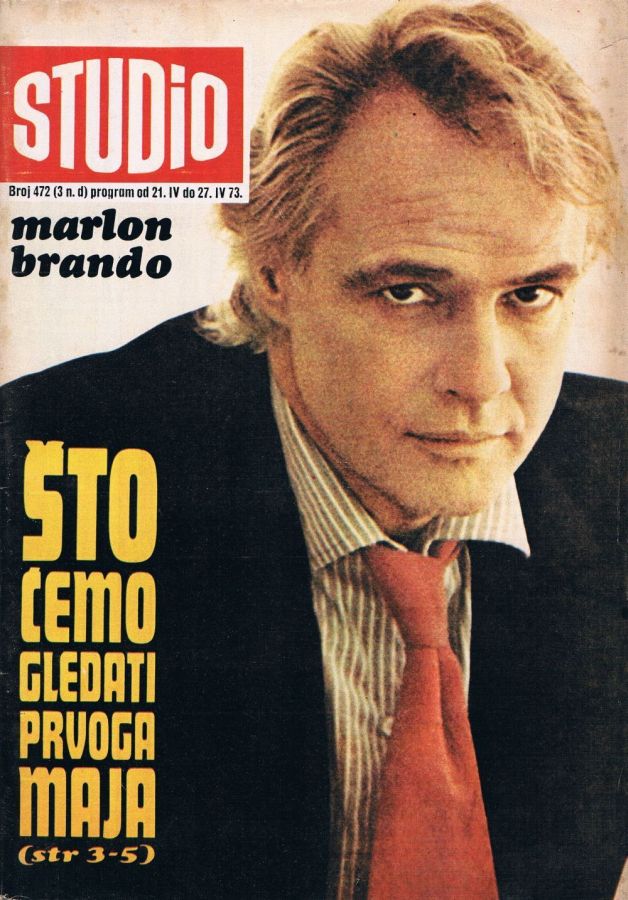 STUDIO (Yugo) magazine side cover Issue 472 21 April 1973