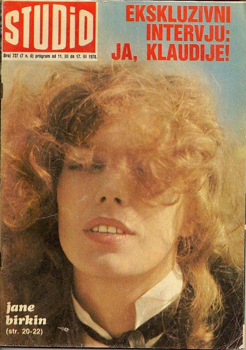 STUDIO (Yugo) magazine side cover Issue 727 11 March 1978