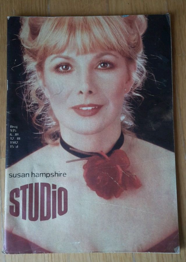 STUDIO (Yugo) magazine side cover Issue 935 6 March 1982