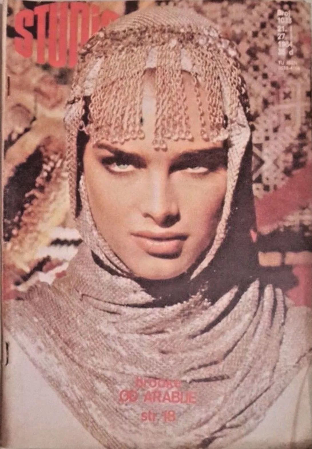 STUDIO (Yugo) magazine side cover Issue 1033 21 January 1984