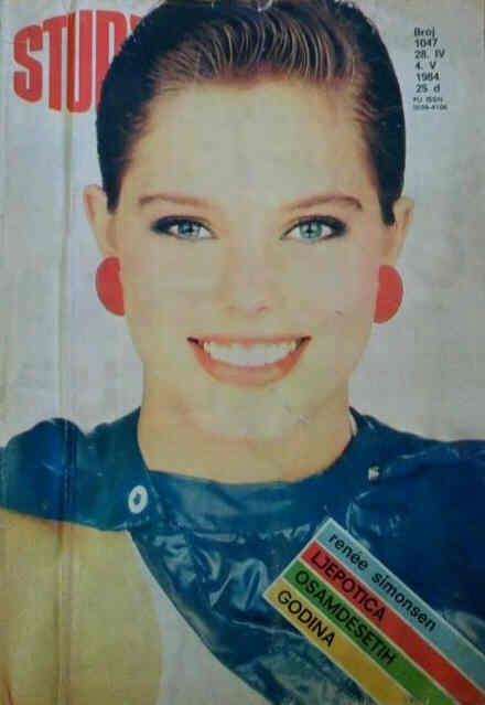 STUDIO (Yugo) magazine side cover Issue 1047 28 April 1984