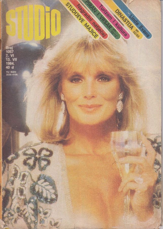 STUDIO (Yugo) magazine side cover Issue 1057 7 July 1984