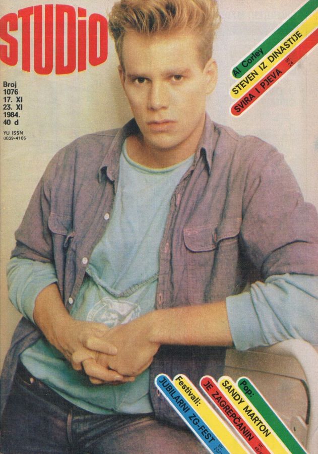 STUDIO (Yugo) magazine side cover Issue 1076 17 November 1984