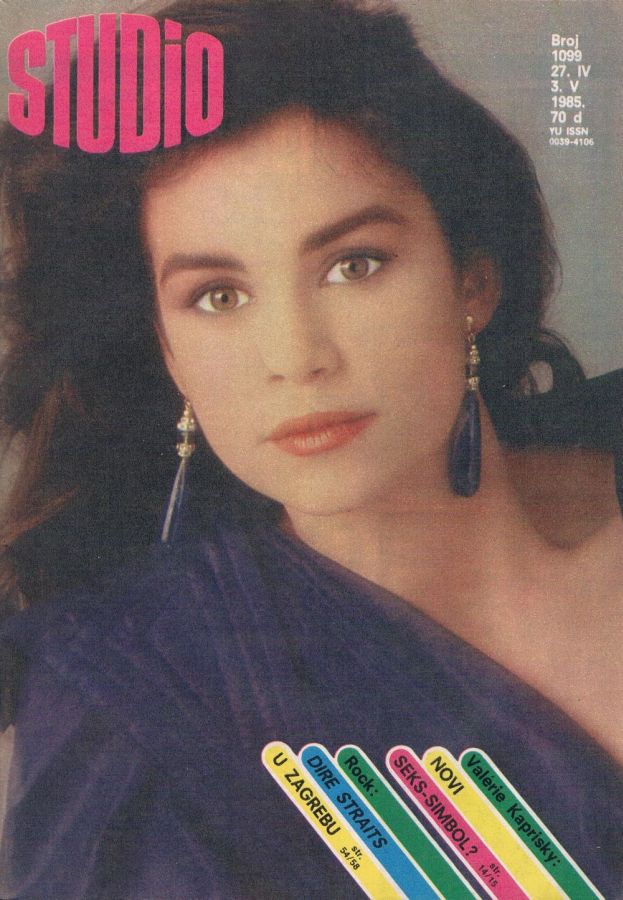 STUDIO (Yugo) magazine side cover Issue 1099 27 April 1985