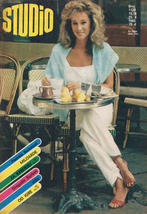 STUDIO (Yugo) magazine side cover Issue 1124 19 October 1985