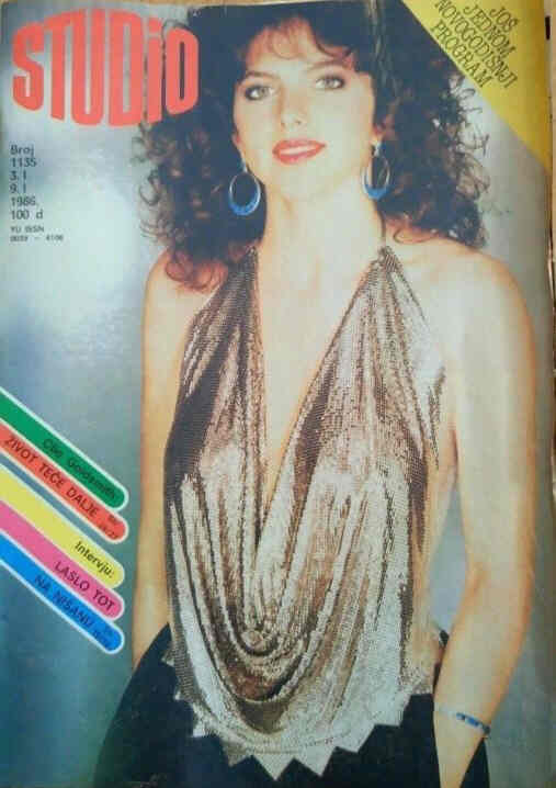 STUDIO (Yugo) magazine side cover Issue 1135 3 January 1986