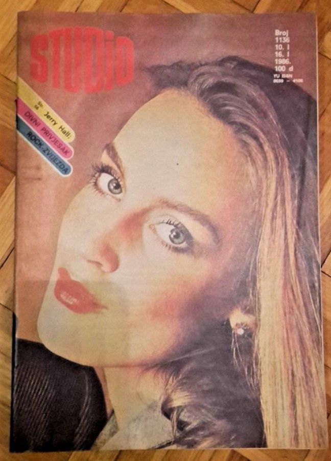 STUDIO (Yugo) magazine side cover Issue 1136 10 January 1986