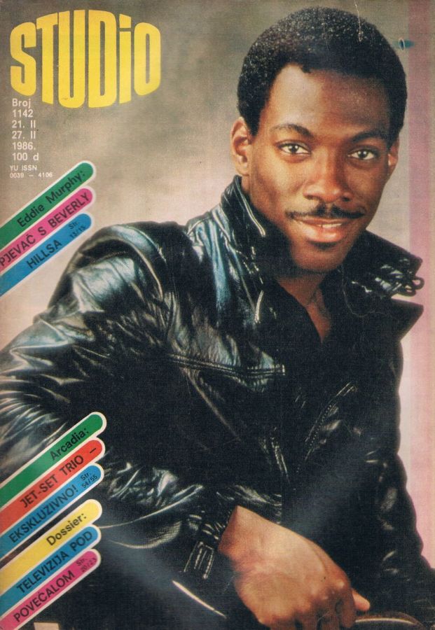 STUDIO (Yugo) magazine side cover Issue 1142 21 February 1986