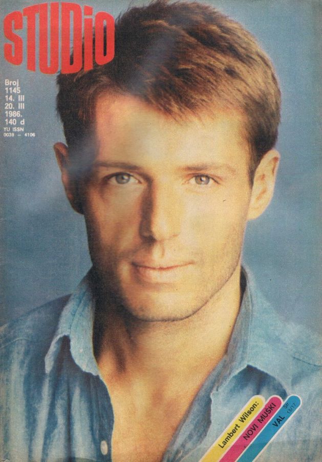 STUDIO (Yugo) magazine side cover Issue 1145 14 March 1986