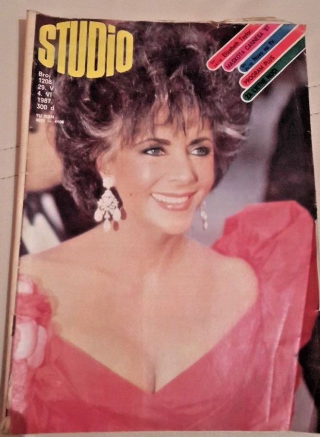 STUDIO (Yugo) magazine side cover Issue 1208 29 May 1987