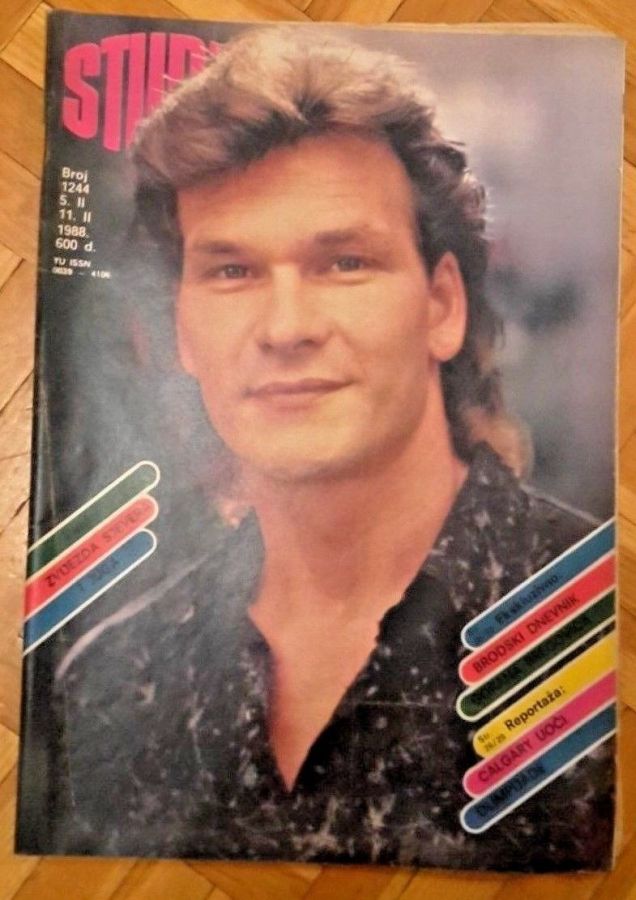 STUDIO (Yugo) magazine side cover Issue 1244 5 February 1988