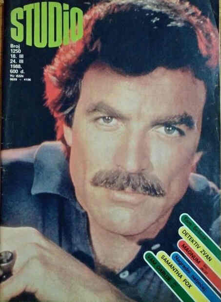 STUDIO (Yugo) magazine side cover Issue 1250 18 March 1988
