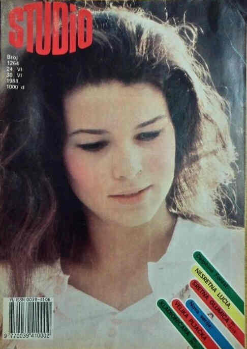 STUDIO (Yugo) magazine side cover Issue 1264 24 June 1988