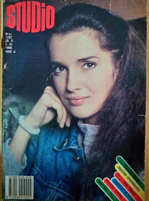STUDIO (Yugo) magazine side cover Issue 1282 28 October 1988