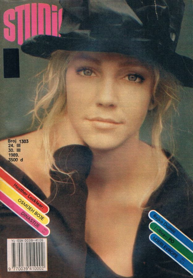 STUDIO (Yugo) magazine side cover Issue 1303 24 March 1989
