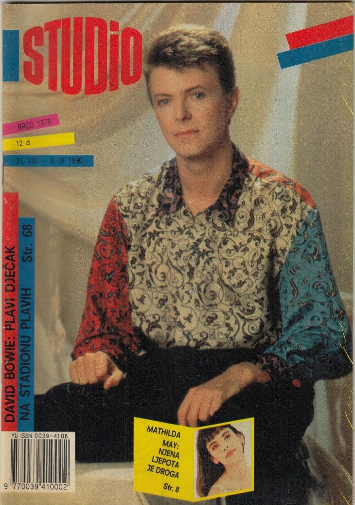 STUDIO (Yugo) magazine side cover Issue 1378 31 August 1990