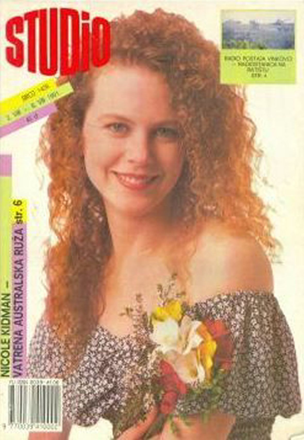 STUDIO (Yugo) magazine side cover Issue 1426 2 August 1991