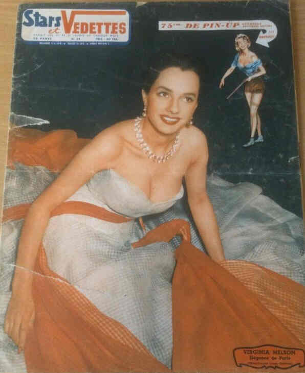 STARS ET VEDETTES magazine side cover Issue 34   1950