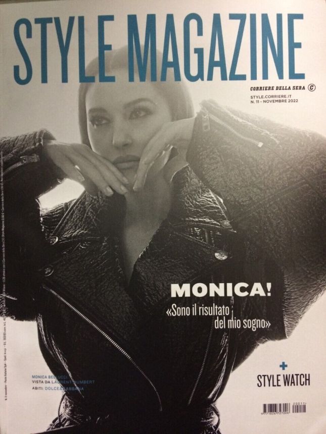 STYLE (IT) magazine side cover  November 2022