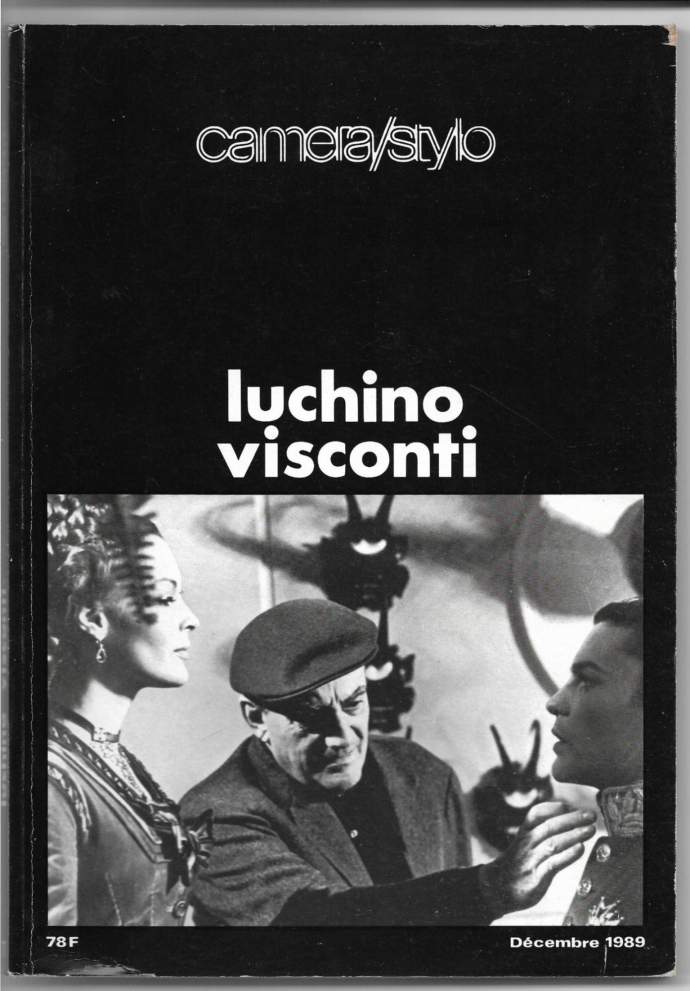 CAMERA/STYLO magazine side cover Issue 7 December 1989