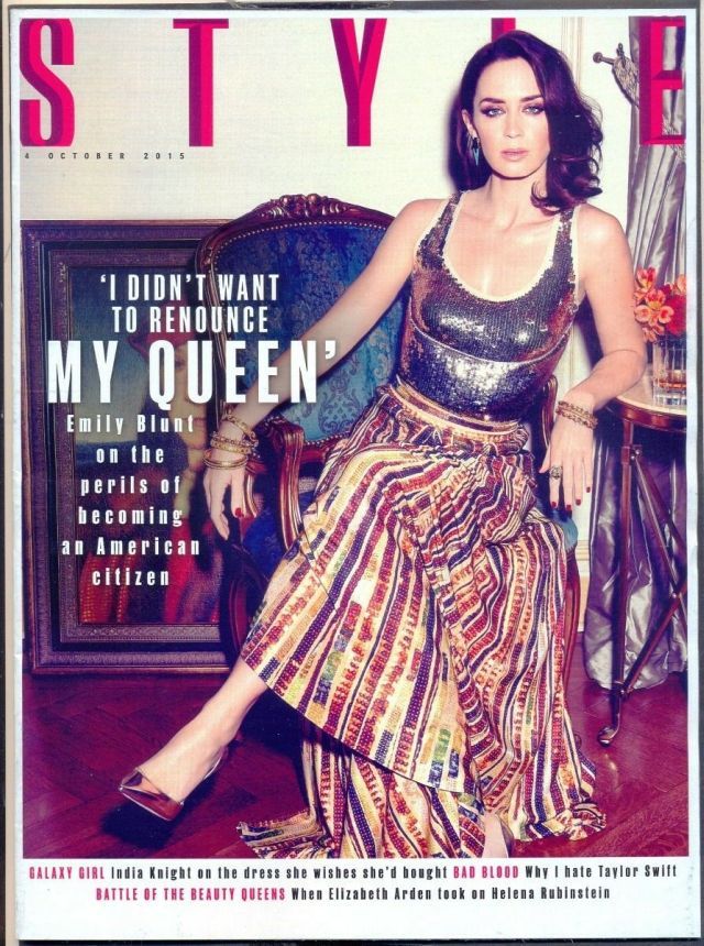 STYLE magazine side cover 4 October 2015