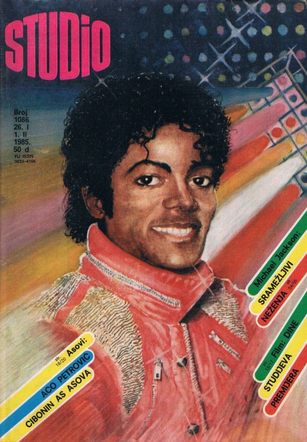 STUDIO (Yugo) magazine side cover Issue 1086 26 January 1985