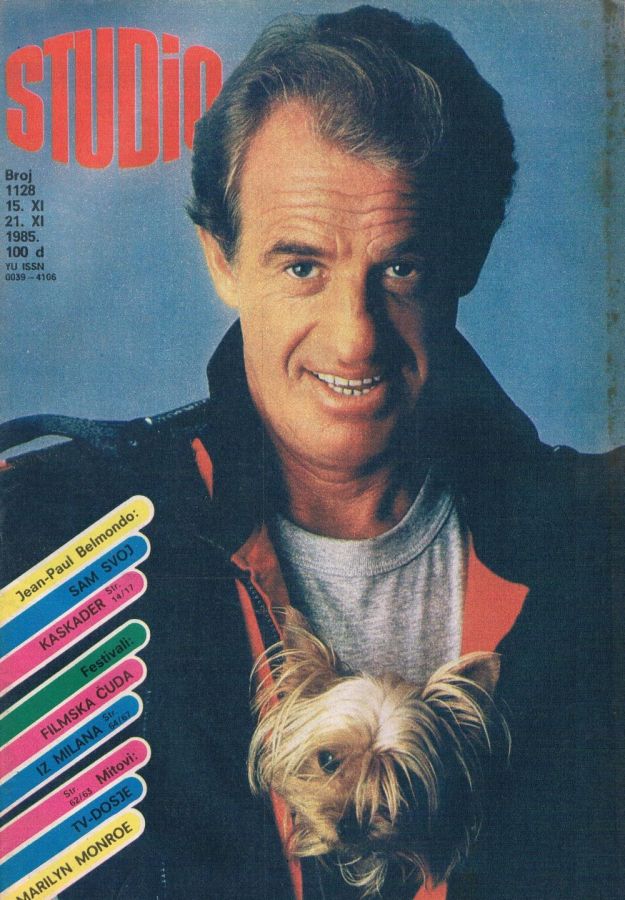 STUDIO (Yugo) magazine side cover Issue 1128 15 November 1985