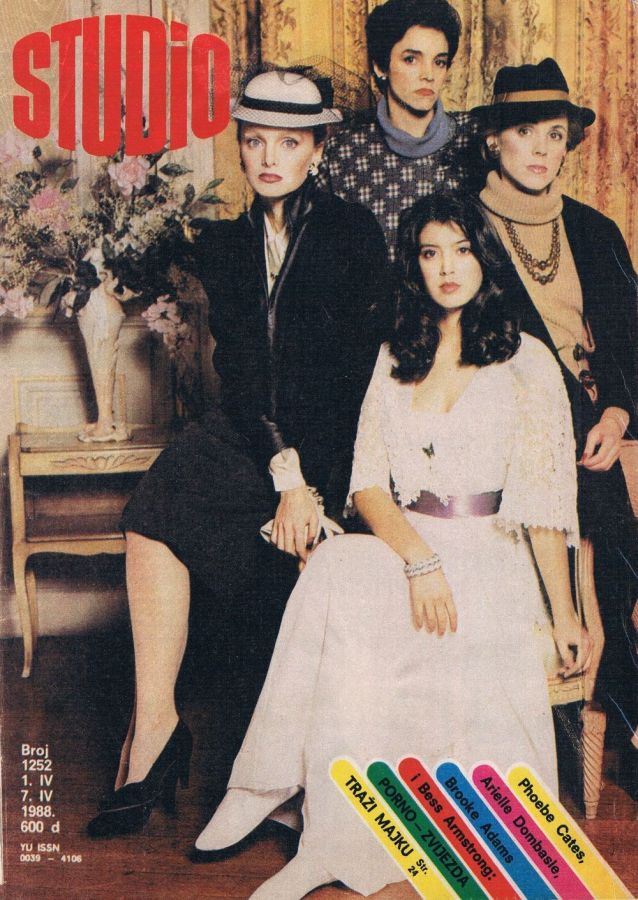 STUDIO (Yugo) magazine side cover Issue 1252 1 April 1988