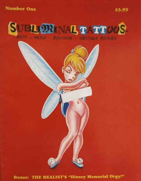 SUBLIMINAL TATTOOS magazine side cover Issue 1   1994