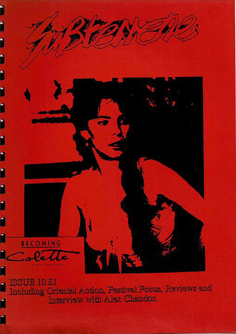 SUBTERRENE magazine side cover Issue 10   
