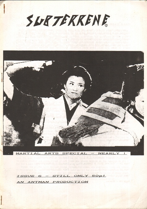 SUBTERRENE magazine side cover Issue 6   