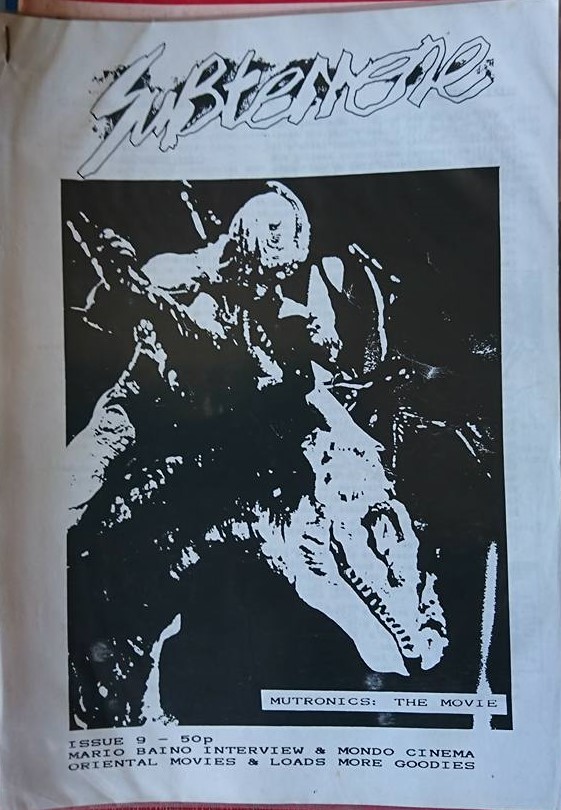 SUBTERRENE magazine side cover Issue 9   