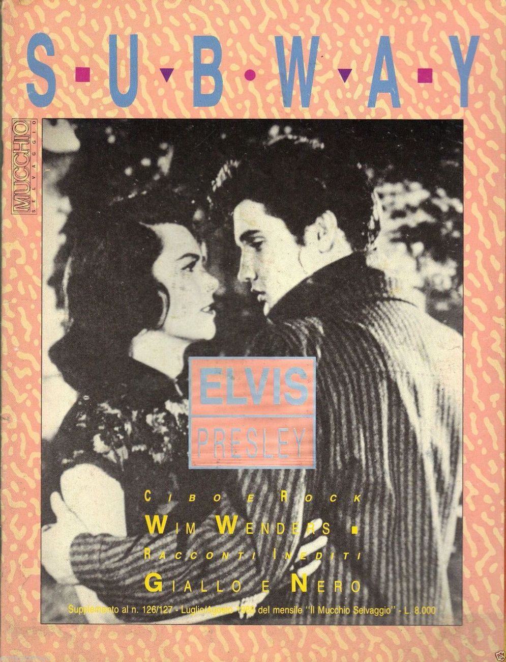 SUBWAY magazine side cover Issue 126/127 July/August 1988
