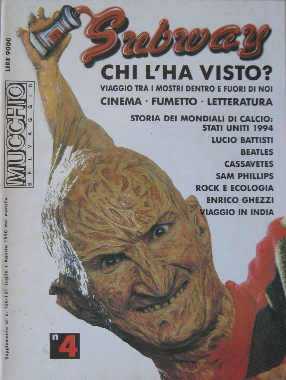 SUBWAY magazine side cover Issue 150/151 July/August 1990