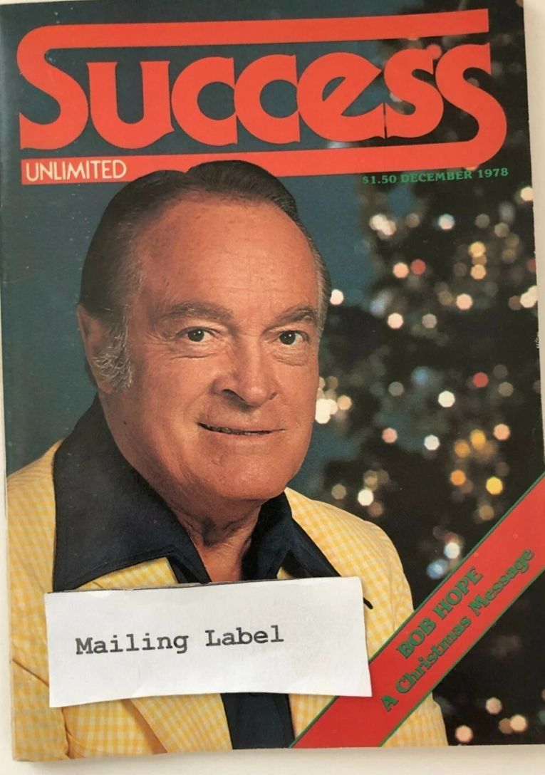 SUCCESS USA magazine side cover  December 1978