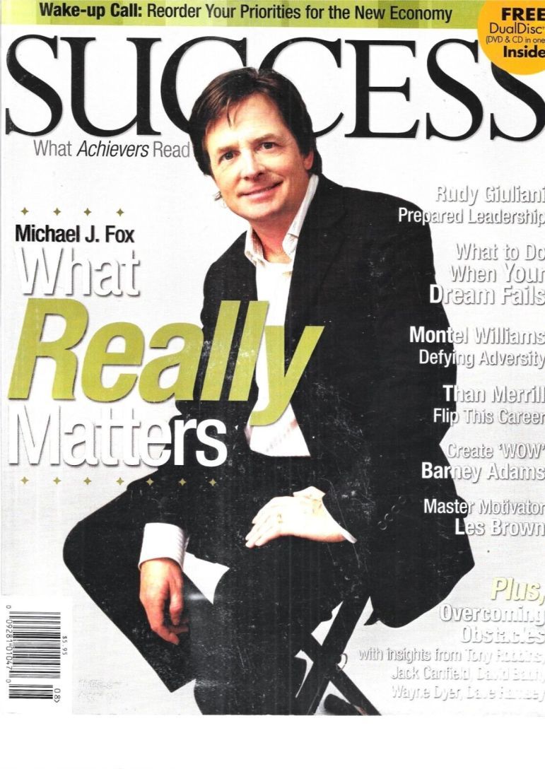 SUCCESS USA magazine side cover  August 2009
