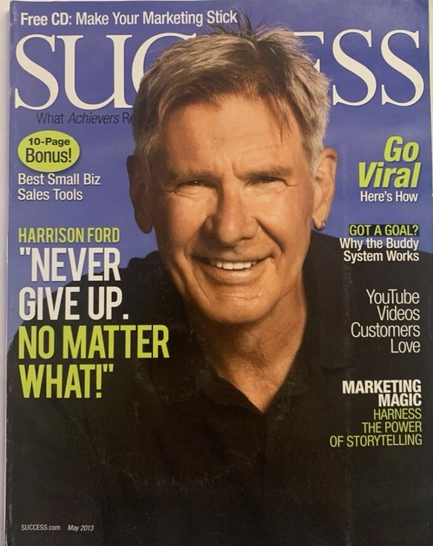 SUCCESS USA magazine side cover  May 2013