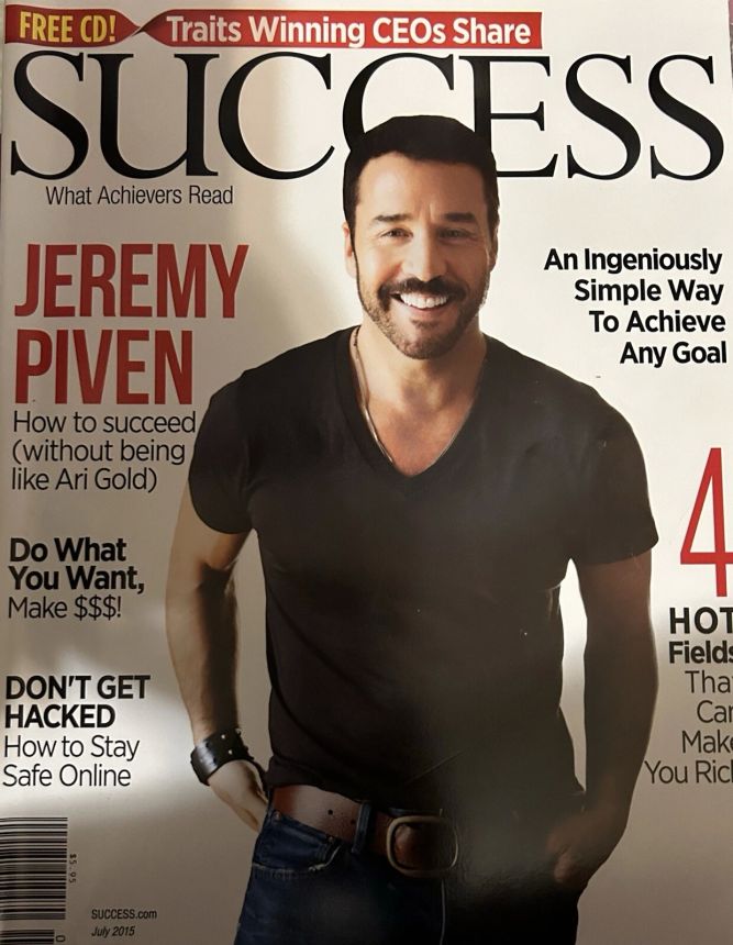 SUCCESS USA magazine side cover  July 2015