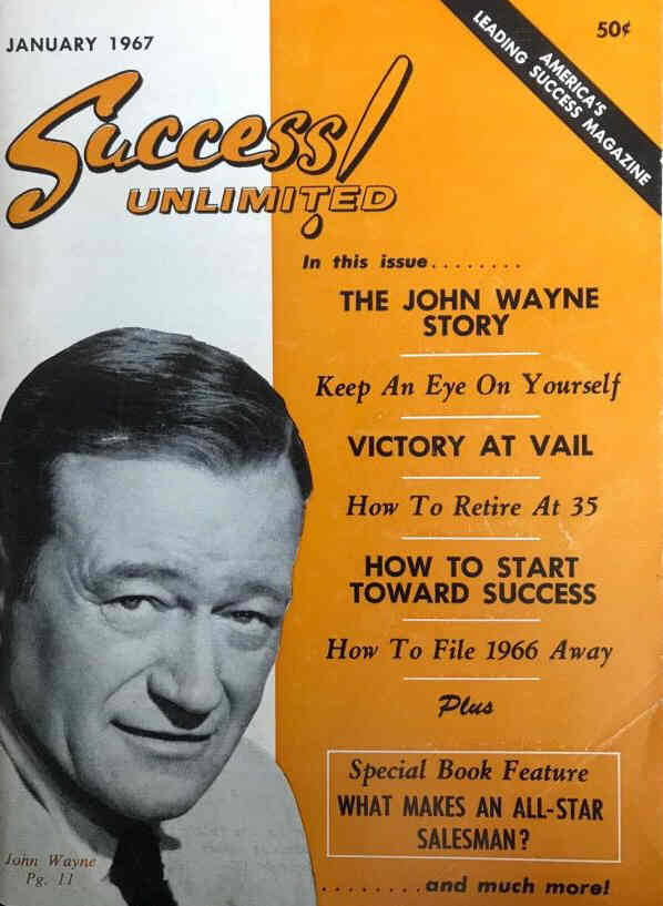 SUCCESS UNLIMITED magazine side cover  January 1967