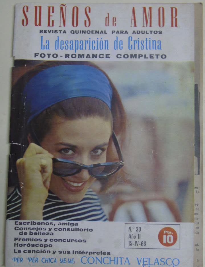 SUENOS DE AMOR magazine side cover Issue 30  June 1966